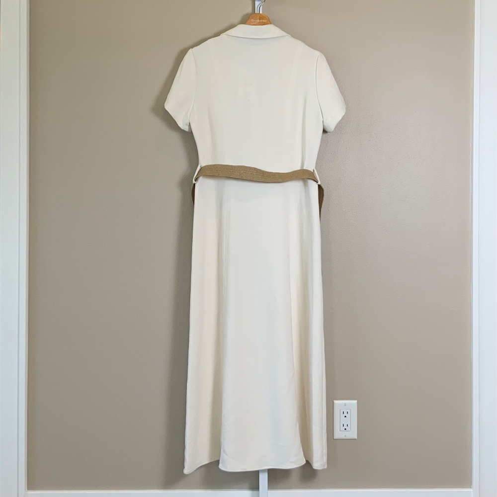ZARA Belted Midi Shirt Dress - Picture 12 of 16